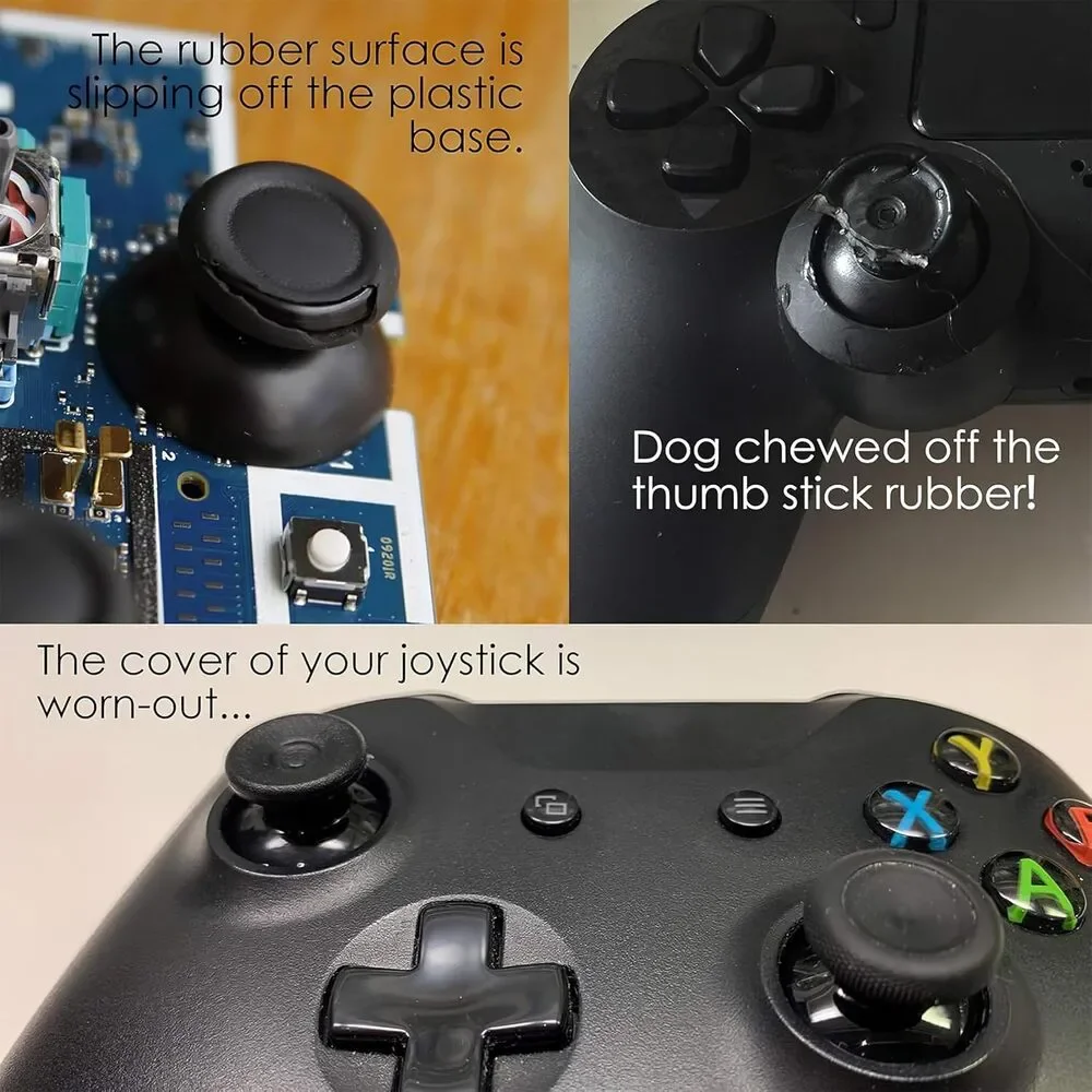 TOMSIN® Replacement Thumbsticks for Xbox One/ PS4 Controller